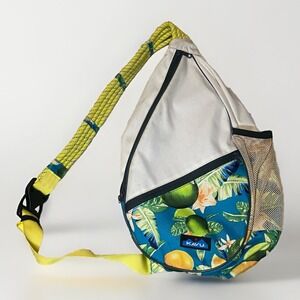 Kavu Rope Bag Sling Crossbody Lemons Citrus Summer Picnic Vacation